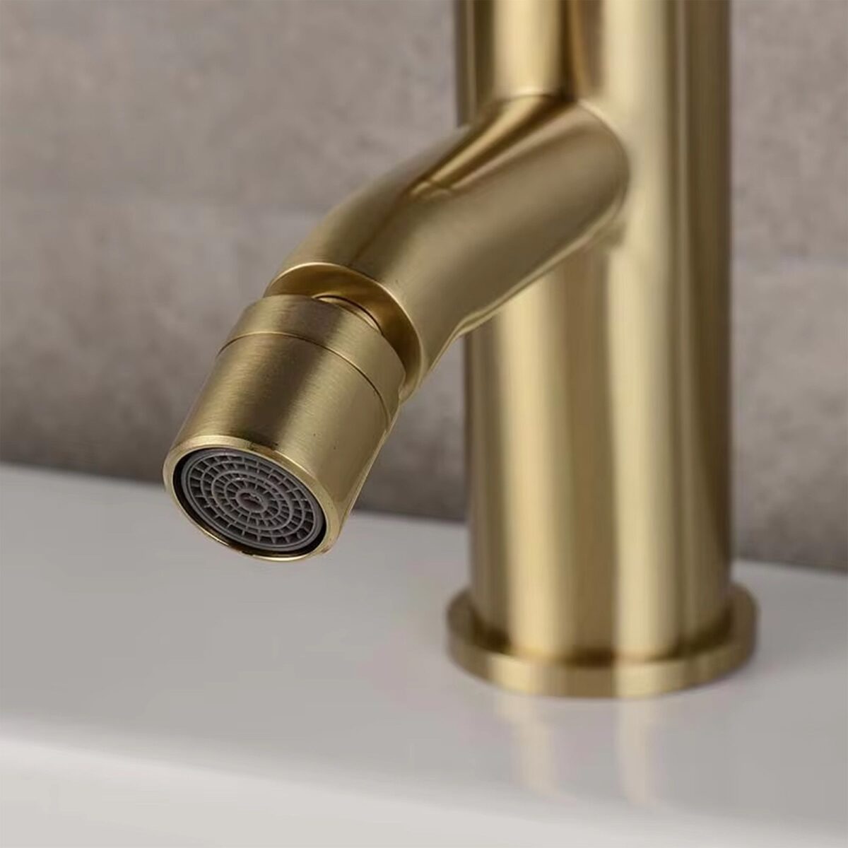 Baterie pentru bideu Rea Lungo Gold Brush - imagine 2