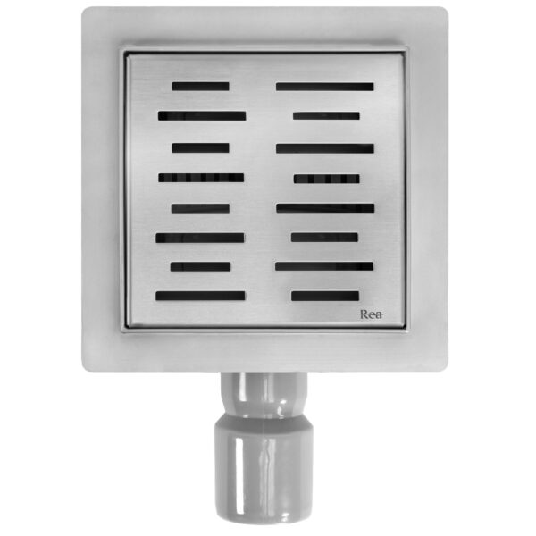 Rigola dus REA LINE 150x150 Nickel Brush