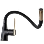 Baterie bucatarie Rea ICON Black/Gold - imagine 6