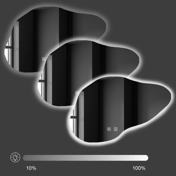 Oglindă P11229 LED CLOUD B 100x70cm