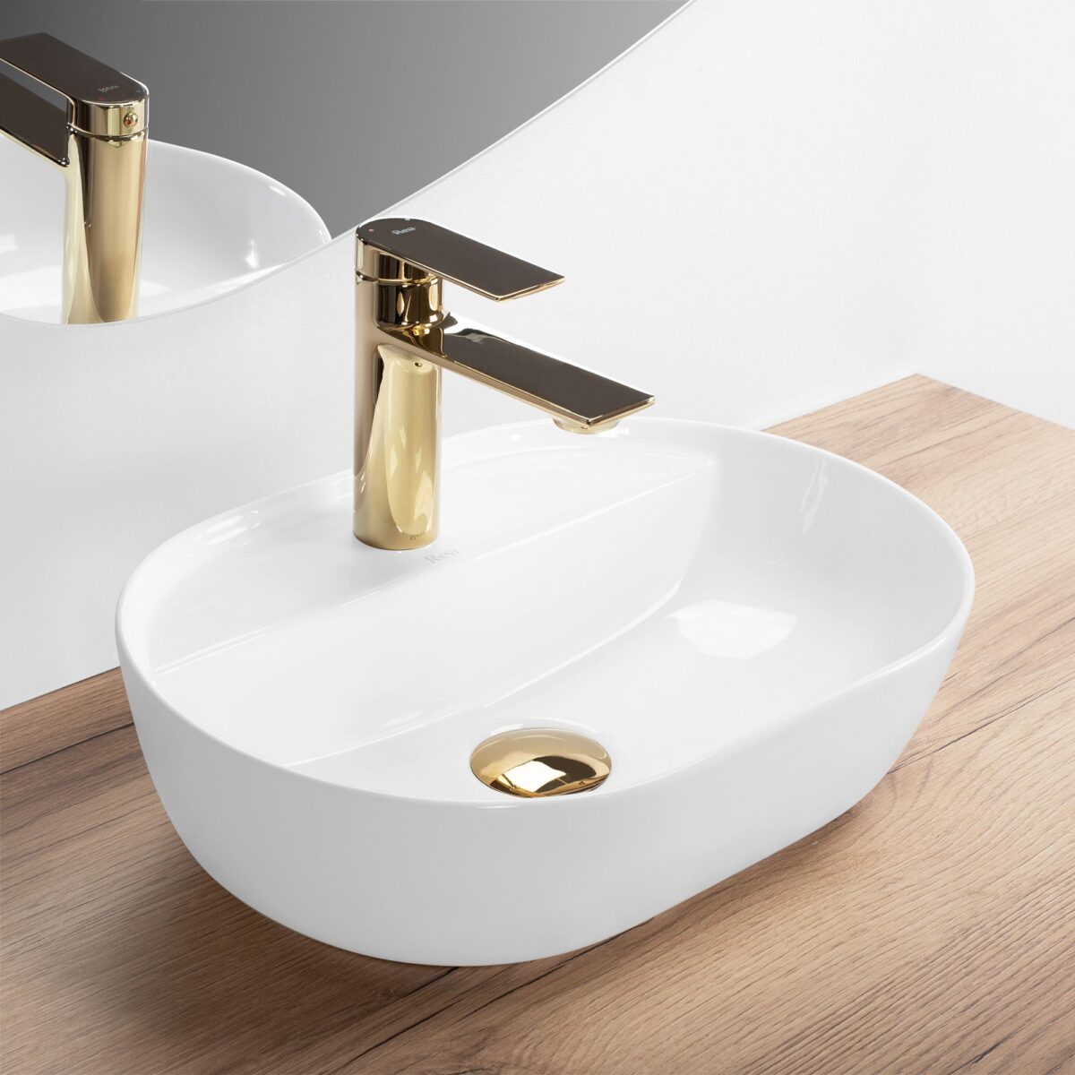 Lavoar pentru blat REA Aura 42 - imagine 1