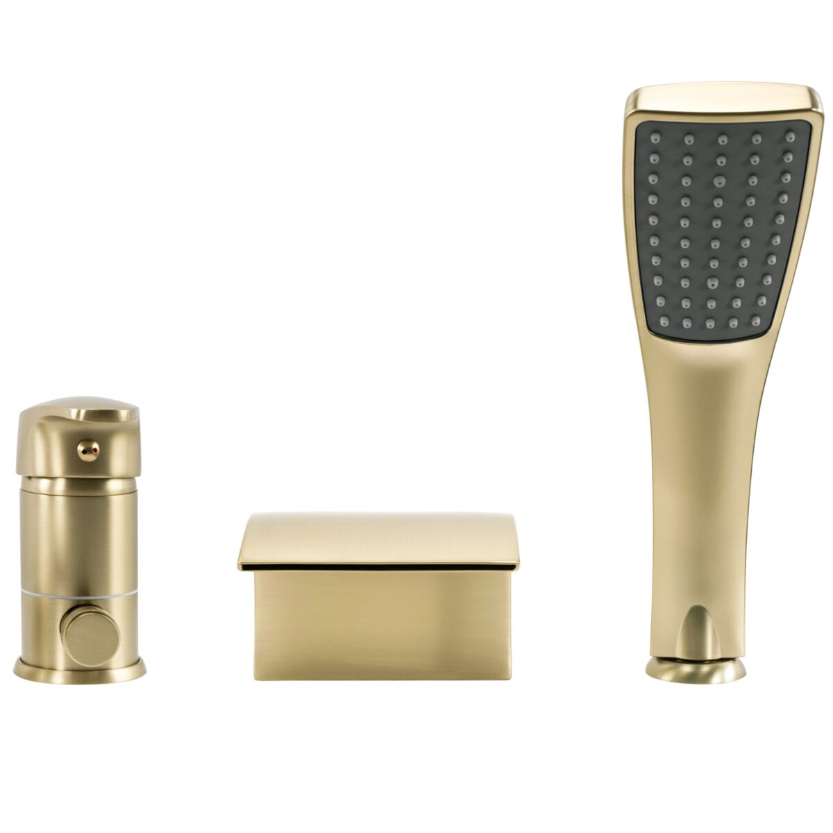 Baterie pentru cadă Rea Riven Brush Gold - imagine 2