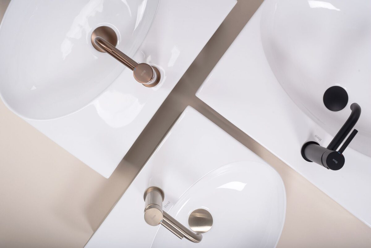 Lavoar ceramic pentru blat REA Kim 60 - imagine 3