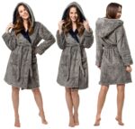 Halat de baie Jordan Grey-Navy L