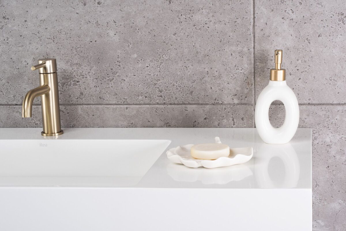 Lavoar pentru blat  Archi 90 CM White - imagine 3