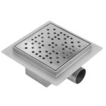 Rigola dus REA DOTS 150x150 Nickel Brush - imagine 2