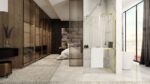 Panou de duș Rea Aero Gold N 120 Walk In + EVO - imagine 3