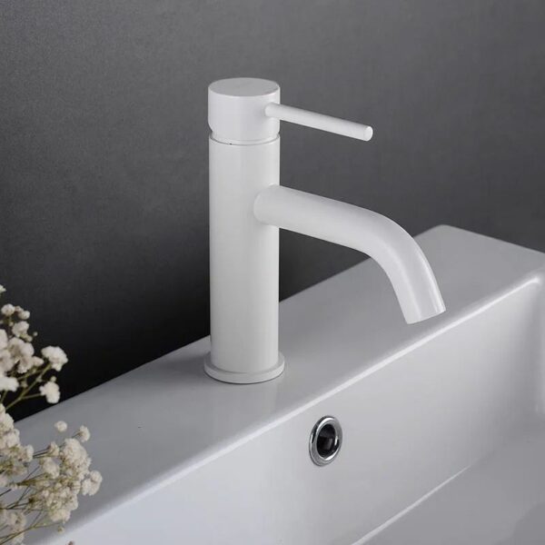 Baterie pentru lavoar Rea Lungo White Low