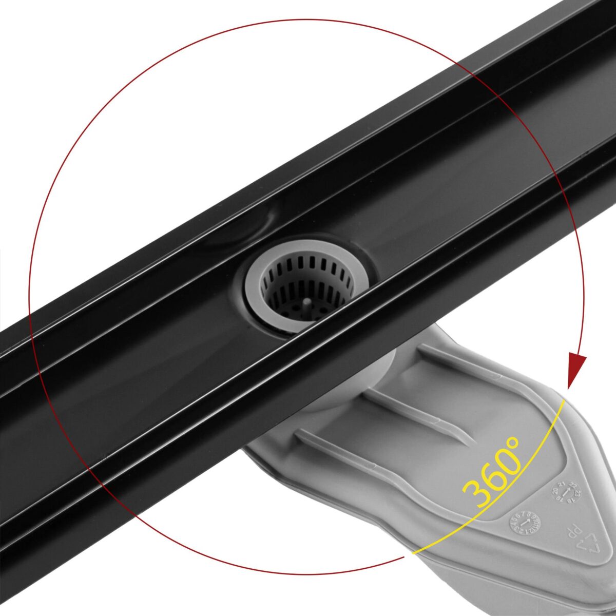 Rigola dus REA Neox Superflow Black 70 - imagine 1