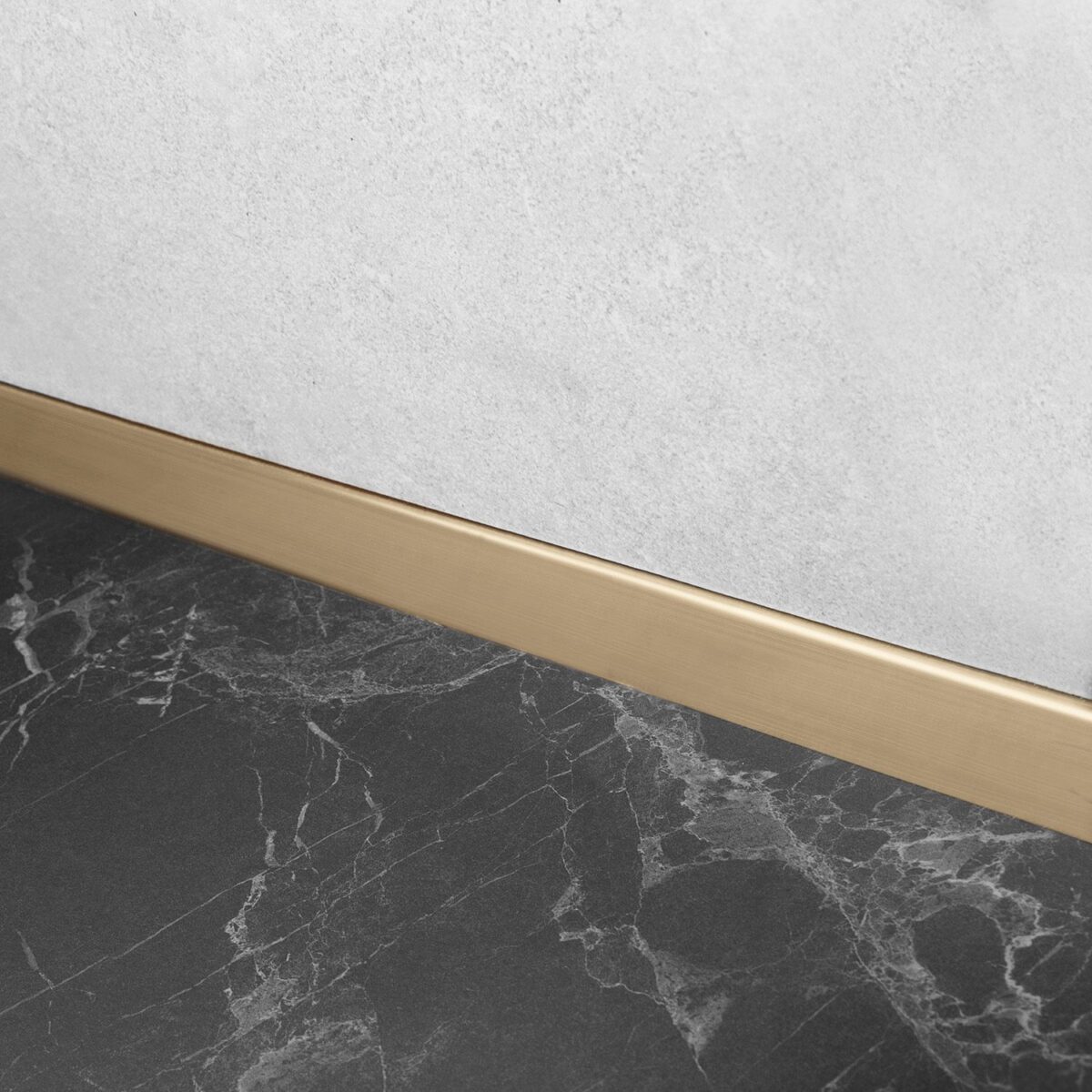 Bandă frontală pentru cădiță de duș 130cm Brush Gold - imagine 2