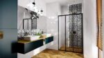Usa pentru dus Rea Alex Black 100 - imagine 7