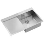 Chiuvetă inox RUSSEL 111 BRUSH NICKEL - imagine 2