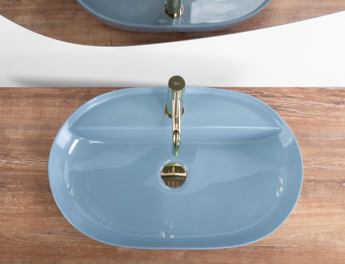 Lavoar de blat REA Aura 61 L.Blue Shiny - imagine 3