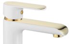 Baterie pentru baie REA Bloom White Gold Low - imagine 3