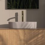 Lavoar pe blat Rea NADIA 60 BEIGE MATT - imagine 4