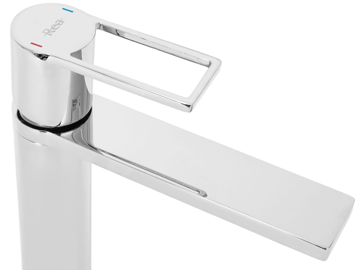Baterie pentru baie Rea Flip Chrom High - imagine 3