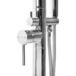 Baterie de podea Rea Flores Chrome - imagine 3