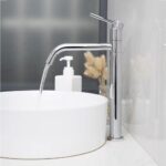 Baterie pentru baie Rea Lugano Slim Chrome High