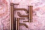 Coloana de dus cu termostat REA Lungo Copper Brush - imagine 8