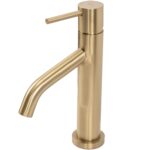 Baterie pentru baie Rea Level Brush Gold - imagine 4