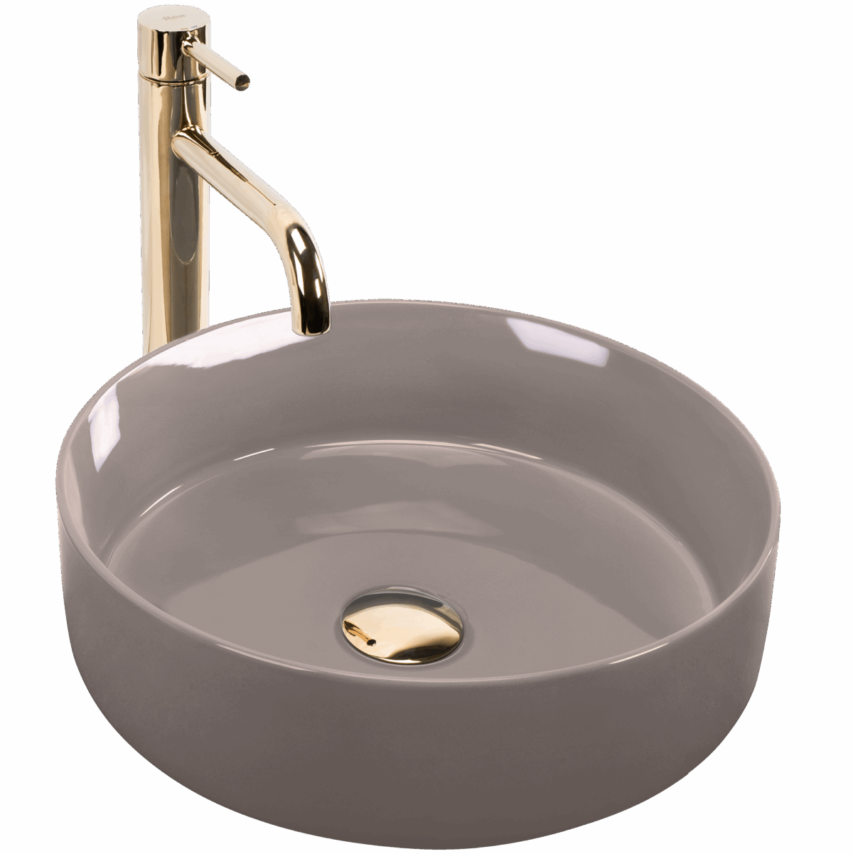 Lavoar pe blat Rea Sami Beige Shiny - imagine 4