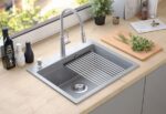 Chiuveta din granit KURT 110 WORKSTATION Grey Metallic - imagine 7