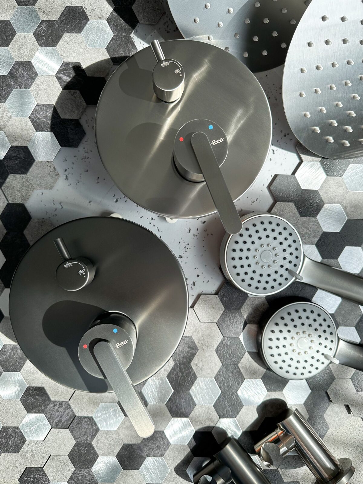 Set de dus incastrat Rea Ontario Brush Nickel + BOX - imagine 5