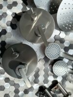 Set de dus incastrat Rea Ontario Brush Nickel + BOX - imagine 5