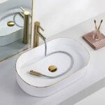 Lavoar pe blat Rea Nadia White Gold Edge - imagine 6