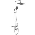 Coloana de dus REA HELIX  Nickel Brush INOX - imagine 8