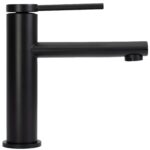 Baterie pentru baie Rea Oval Black Low - imagine 3