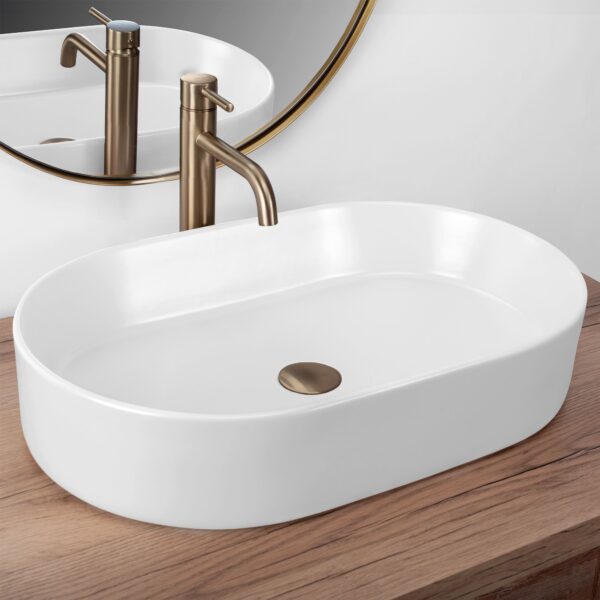 Lavoar pe blat Rea NADIA 60 WHITE MATT