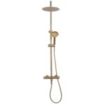 Coloana de dus cu termostat REA Lungo Gold Brush - imagine 3