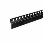 Bandă frontală pentru cădiță de duș 130cm Black - imagine 3