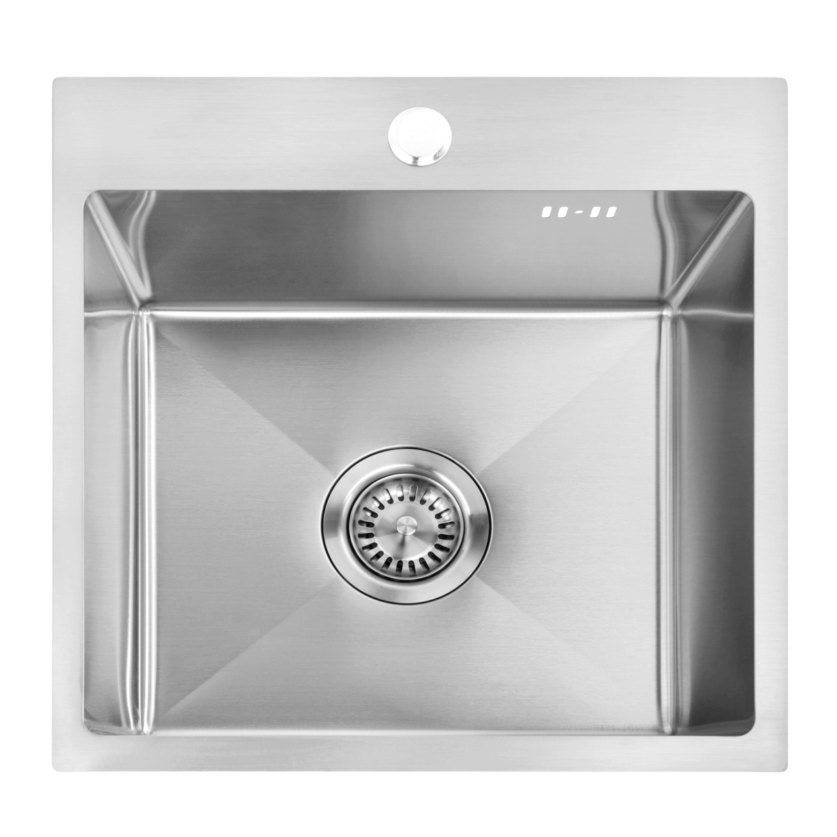 Chiuvetă inox Leo 40 BRUSH NICKEL - imagine 1