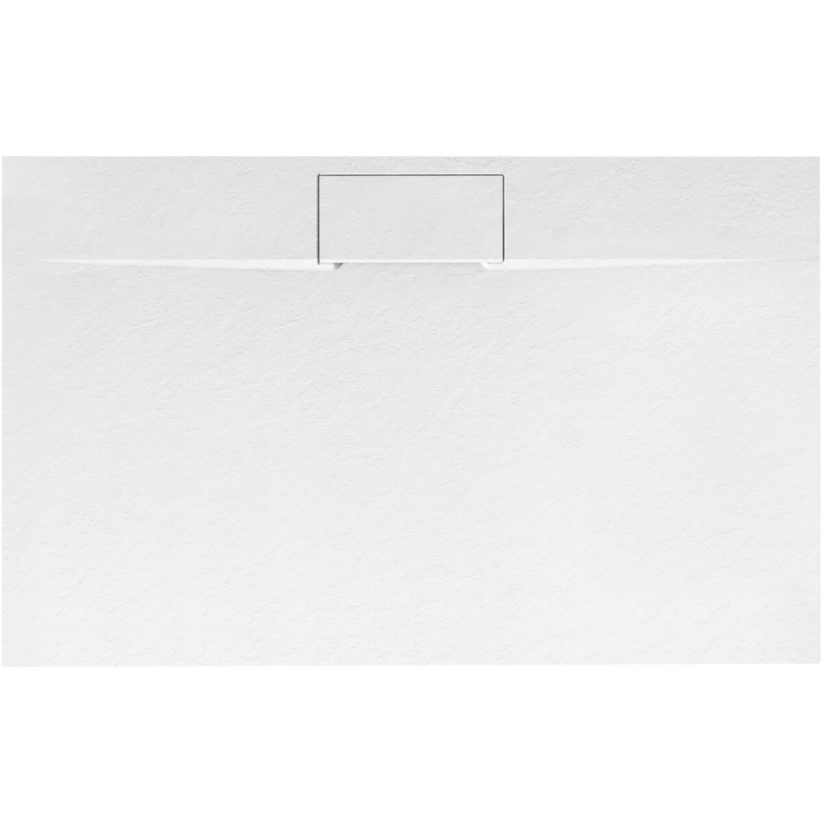 Cadita de dus Bazalt long 80x100 - alb - imagine 1