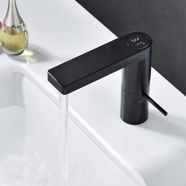 Baterie pentru baie Rea Amar LCD Black low