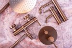 Coloana de dus cu termostat REA Lungo Copper Brush - imagine 9