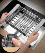 Scurgator telescopic pentru chiuveta grey  322101A - imagine 5