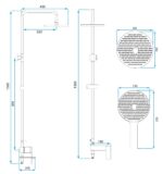 Set dus REA Veneta Chrome - imagine 5