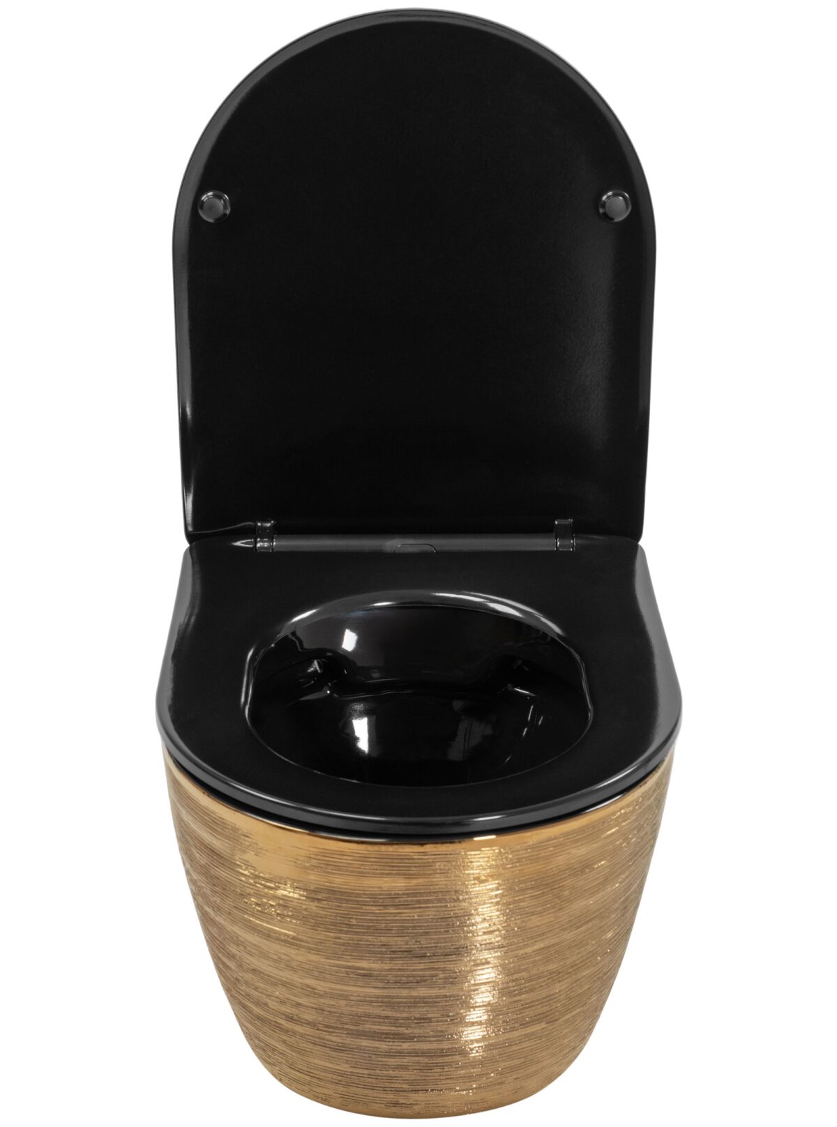 Vas WC Carlo Flat Brush Gold - imagine 3