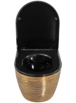 Vas WC Carlo Flat Brush Gold - imagine 3