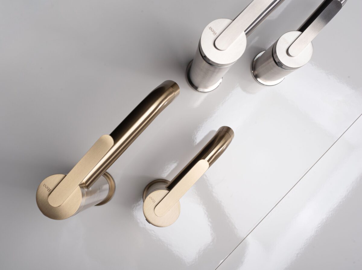 Baterie pentru baie Rea Ontario Gun Grey - imagine 5