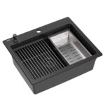 Chiuveta din granit KURT 110 WORKSTATION Black - imagine 3