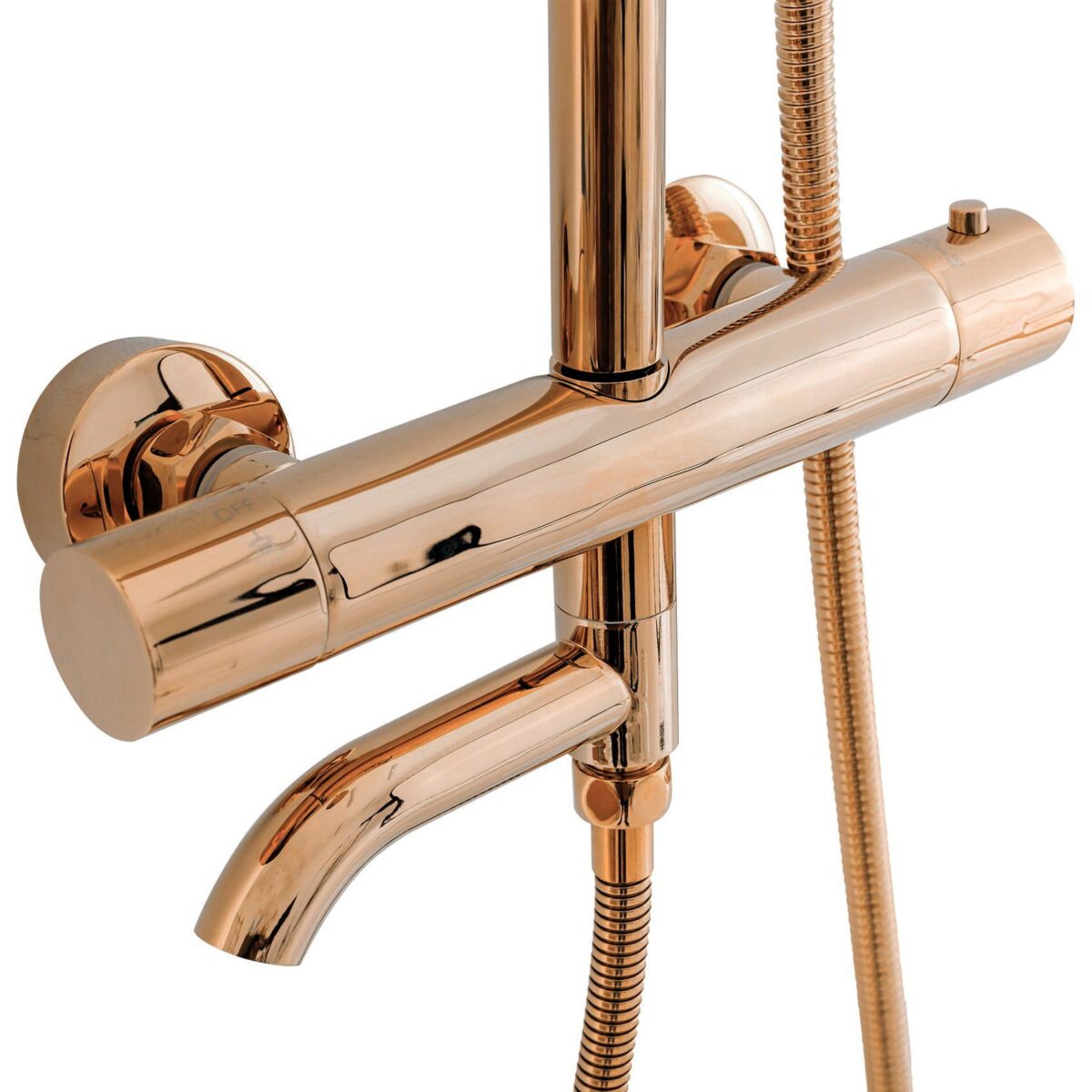 Coloana de dus cu termostat REA Lungo Copper - imagine 5