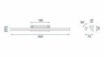 APLICA de baie LED oglinda 7W 55CM APP362-1W - imagine 8
