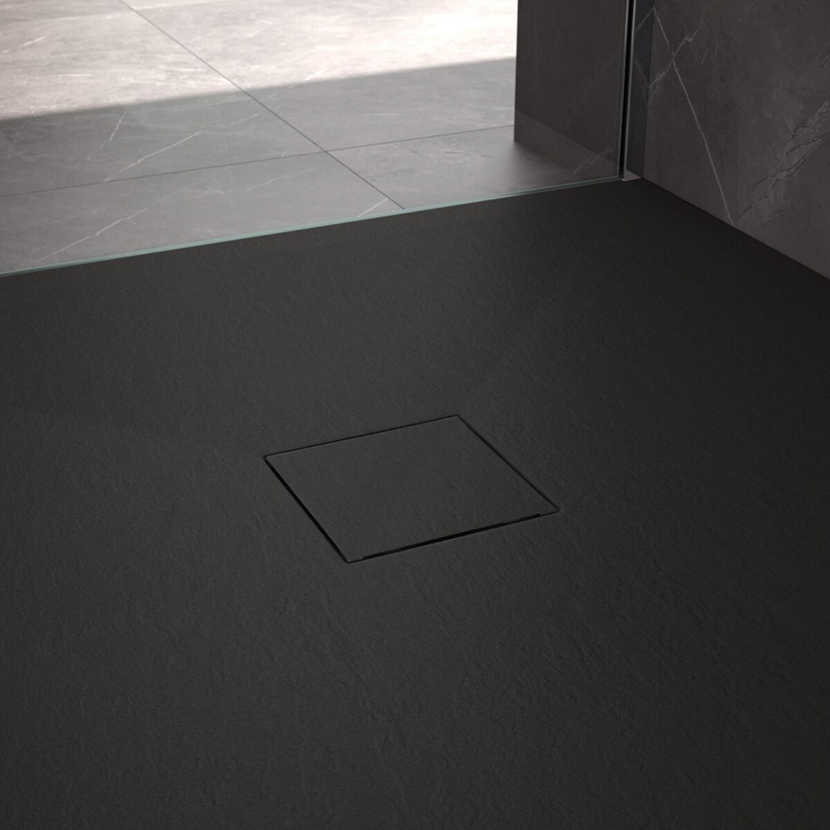 Cada de duș Magnum Black 90x90 - imagine 4
