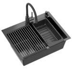 Chiuvetă inox LUKE 110 WORKSTATION Black - imagine 2