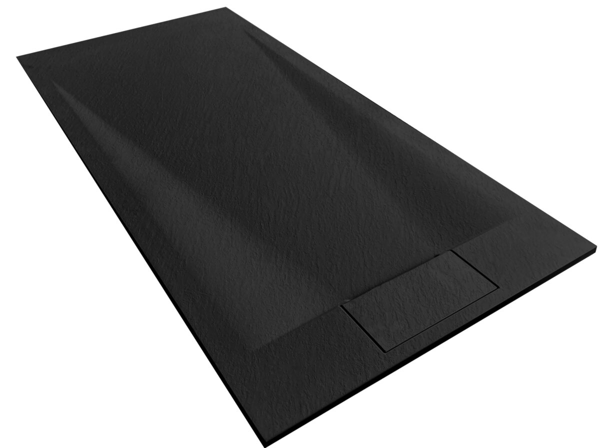 Cadita de dus Bazalt Black 80x120 - imagine 4