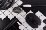 Baterie pentru lavoar Rea Serra BLACK Matt High - imagine 9